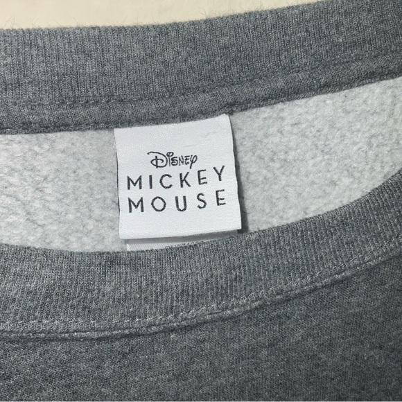Disney's Mickey Mouse Character Sweatshirt with Chenille Patch Size Large - Picture 2 of 6